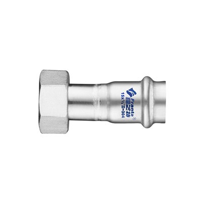 Προσαρμογέας Union ανοξείδωτο ατσάλι V Profile Crimp Fittings